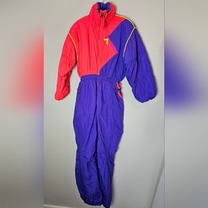 Vintage Obermeyer ski snow suit 80s 90s